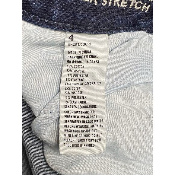 American Eagle Outfitters Jegging Woman Size 4 Super Stretch Ripple Dark Wash - Picture 10 of 16